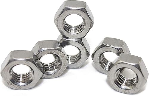 M3 100 Stück - V2A Sechskantmuttern DIN 934 / DIN-EN-ISO 4032 Edelstahl A2-70 - Cheap-Us
