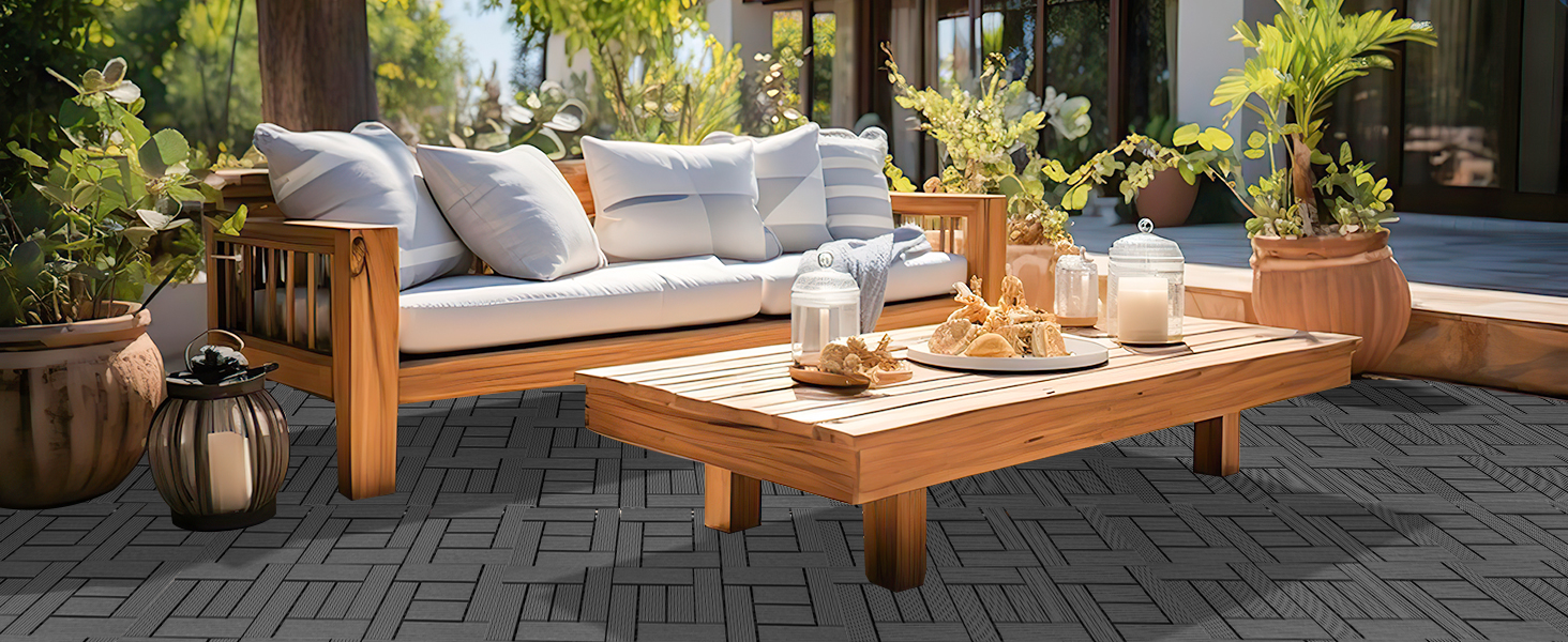 WPC Terrassenfliesen