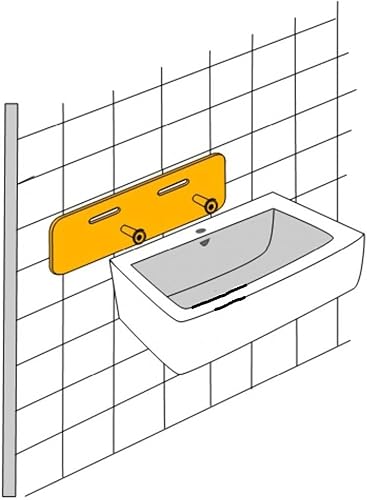 Haas 7453 Schallschutz 240 mm x 750 mm Set für Waschbecken Dämmmatte Spülbecken PE Schaum Unterlage Schalldämmung Waschtisch - Cheap-Us