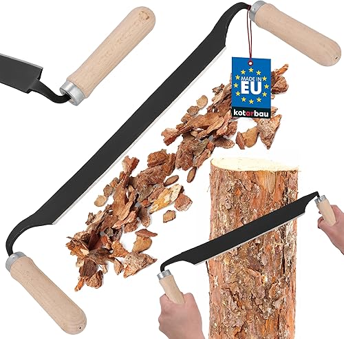 KOTARBAU® Zugmesser für Holz geschmiedet 280 mm Baumschäler Ziehmesser für Holz Rindenschäler Wagnermesser - Cheap-Us