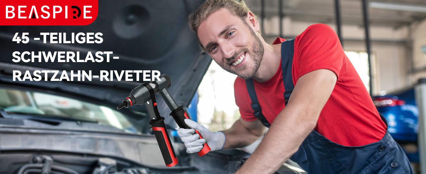 Nietmutternzange Set, Beaspire Nietmutter Kit, 