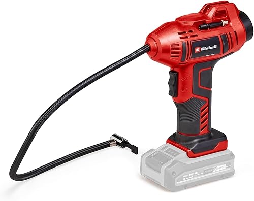 Einhell Akku-Autokompressor CE-CC 18 Li-Solo Power X-Change (Li-Ion, 18 V, max. 11 bar, 60 cm Druckluftschlauch, automat. Abschaltfunktion, Lieferung ohne Akku & ohne Ladegerät) - Cheap-Us