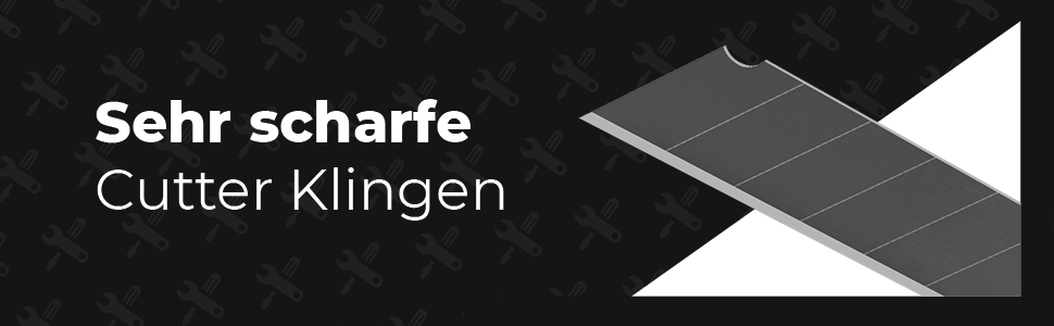 cutter klingen scharf