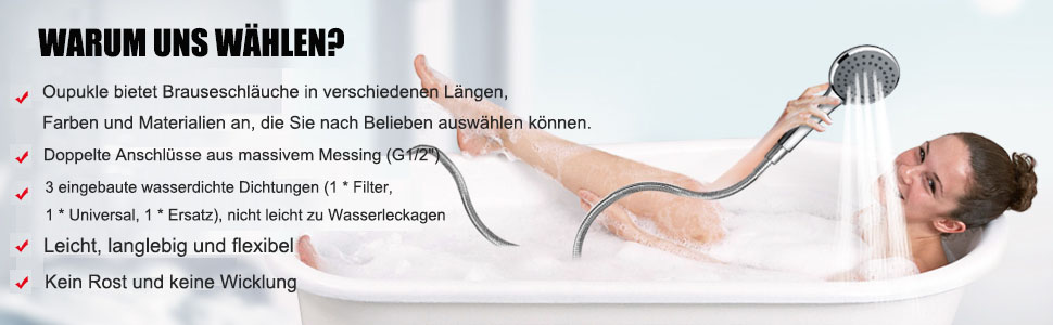 brauseschlauch edelstahl 