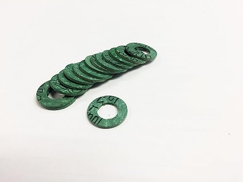 10 Stück Flachdichtung 3/8 Zoll 2 mm AFM, Außendurchmesser: 14,00 mm - Innendurchmesser: 7,50 mm für Solar, Gas, Wasser, Heizung und Garten – Dichtungsset - Cheap-Us