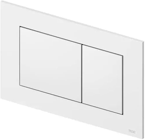 TECE Now Betätigungsplatte für WC (Farbe weiß, Zweimengentechnik, bedienbar von Oben und vorne) 9240400 - Cheap-Us