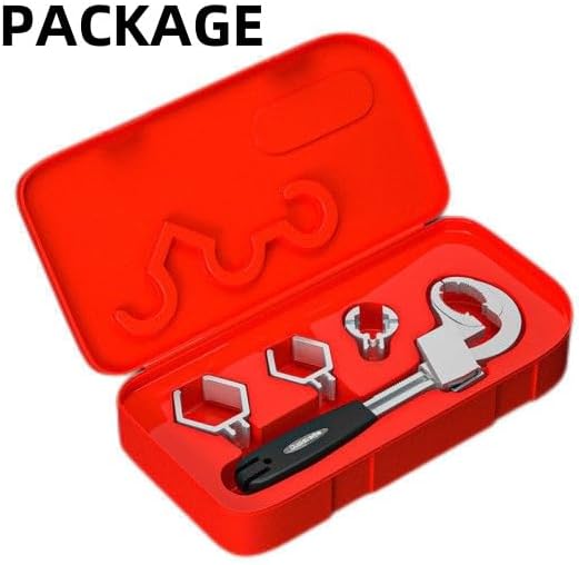 Universal Verstellbarer Doppelendschlüssel - Multifunktionaler Badezimmerschlüssel, Universal-Rohrzange für Ventile/Armaturen/Verbindungsrohre/Duschköpfe, Handwerkzeug für Wasserrohrreparatur & - Cheap-Us