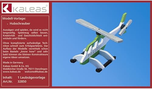 Kaleas Laubsägevorlage Hubschrauber - Cheap-Us