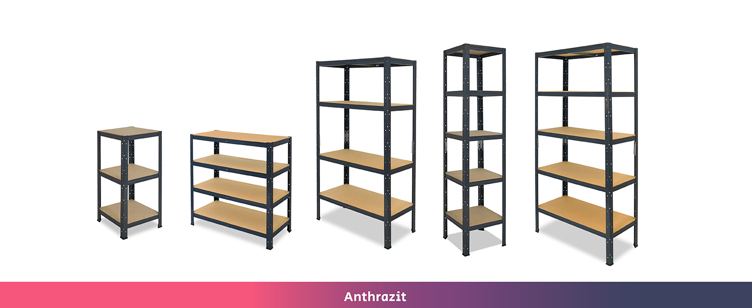 shelfplaza, HOME Steckregale, Lagerregal, Regal ohne Schrauben