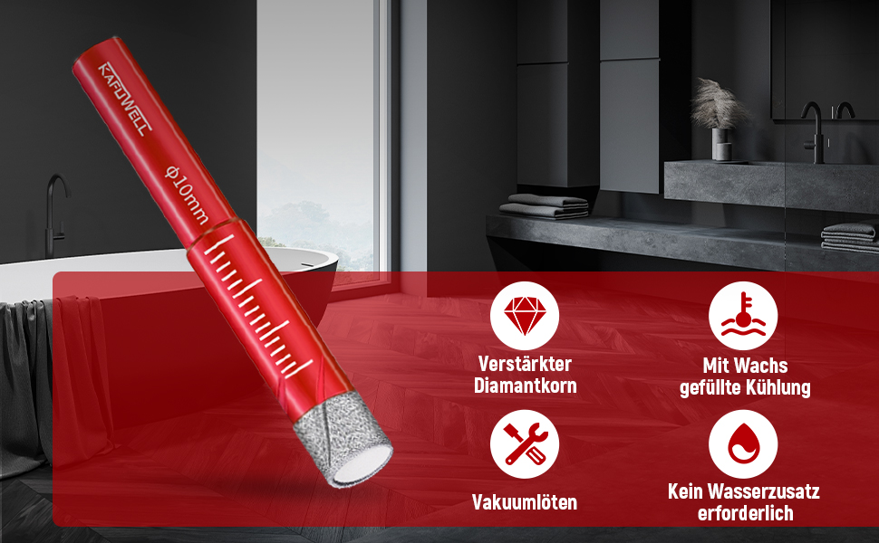 Verstärkter Diamantkorn