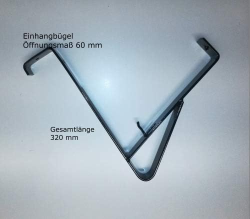 Dachdeckermarkt24 Schneefanggitter-Set (2x1,50m), Universalstützen für Dachziegel Varianten verzinkt, Schwarz - Cheap-Us