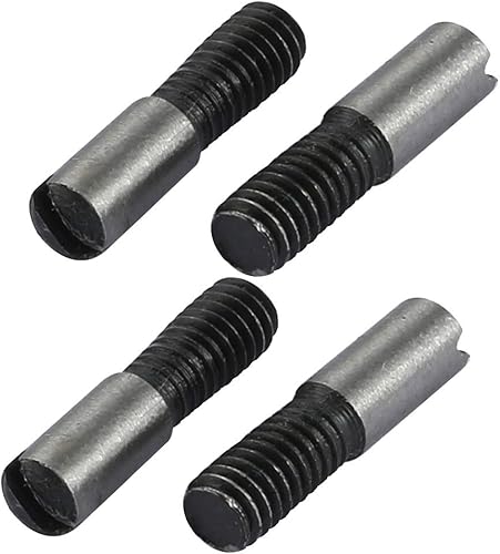 sourcing map 4 Stücke M4 äußer Gewinde 16mm Länge Geschlitzt Fahren Kegelstift DE de - Cheap-Us