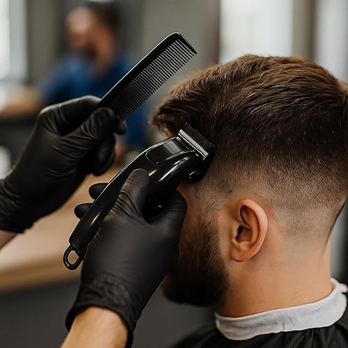 200 Stück L Einweghandschuhe Einmalhandschuhe | Nitril Handschuhe Gummihandschuhe Einweg Handschuhe | Puderfrei Latexfrei Nitrilhandschuhe (L, Schwarz, 200) - Cheap-Us