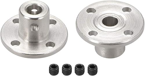 sourcing map 2 Stück Flanschkupplung Motorführung Wellenkupplung Motoranschluss 5mm Innendurchm. H12*D10 Starre für DIY Teile - Cheap-Us