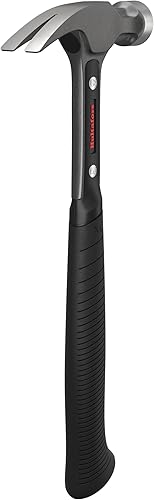 Zimmermannshammer 740g von Hultafors I Designet für optimale Kraftübertragung I Profi-Stahlhammer mit schwingungsdämpfendem Urethan-Einsatz I Aus einem Stück geschmiedet I 820220 - Cheap-Us