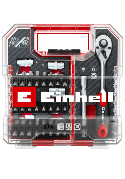 37-tlg. Bit- und Ratschen-Set