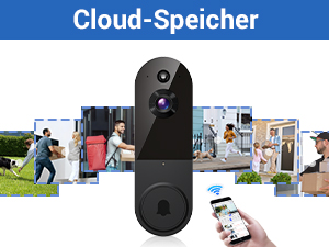 funkklingel mit kamera Cloud-Speicher