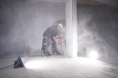 Brennenstuhl Professional LED Hybrid Baustrahler BS 8050 MH (Kompatibel zum Bosch Professional 18V Akku System, Akku- und Netzbetrieb, 80W, 5m, 7900lm, dimmbar, ohne Akku, Engineered in Germany) - Cheap-Us