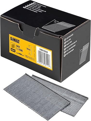 Dewalt Stauchkopf-Nägel 16 GA DNBA1650GZ (20 Grad, 50mm, galvanisiert, Durchmesser 1,40 x 1,60 mm) 2.500 Stück - Cheap-Us
