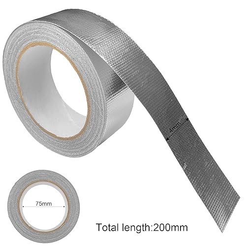 Uootach 20 m x 4 cm, Aluminium-Klebeband, Aluminium-Klebeband, Aluminiumband zum Abdichten von Lüftungs- und Klimaanlagen - Cheap-Us