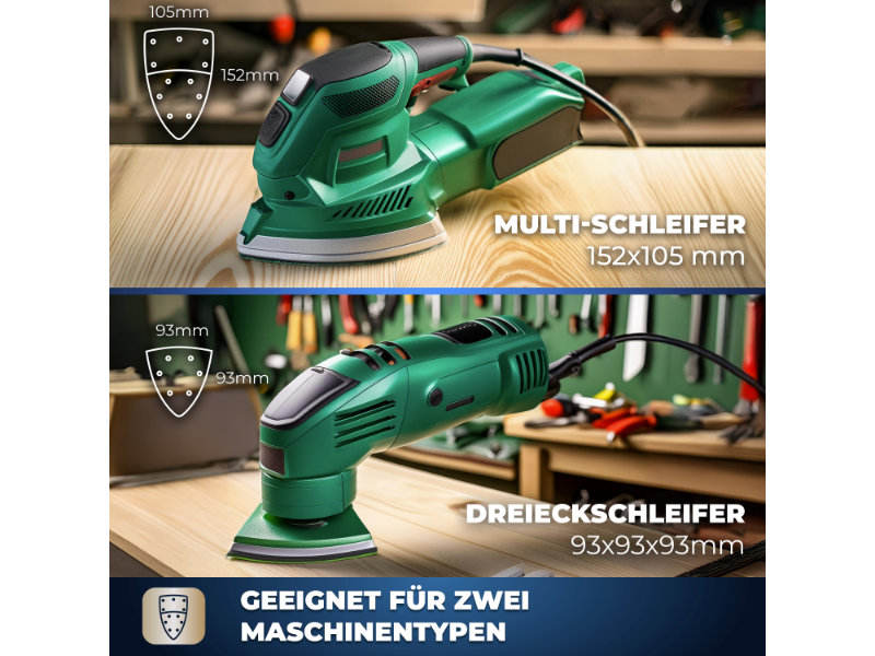 schleifpapier rost schleifmaschine schleifdreieck holz klett-schleifscheibe delta-schleifer Körnung