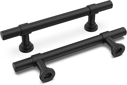 LONTAN 10 Stück Möbelgriffe Schwarz Küchengriffe Möbelgriff 96mm lochabstand Griffe Schrankgriffe Schubladengriffe Schranktürgriffe Edelstahl - Cheap-Us