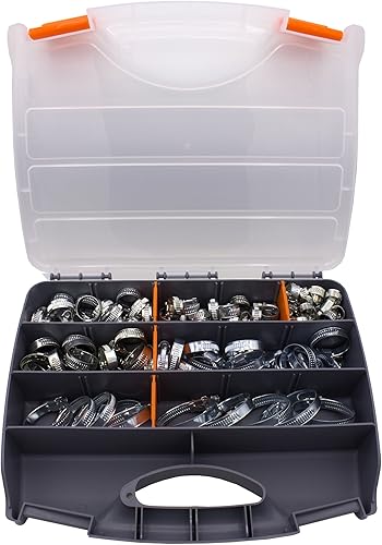 VARIOSAN Schlauchschellen Set 11091, 10 Stück, Spannbereich 100-120 mm, Bandbreite 9 mm, W1 - Cheap-Us