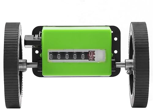 Rollender Mechanischer, 6 Stellig Längenzähler Meterzähler Rollenrad 0-99999,9 Meter mit Zählbereich der Länge von Textilien, Drucken, Kunstleder - Cheap-Us