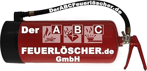 Brandengel® Feuerlöscher Ständer gerade Rohrstahl Chrome lackiert mit Griff und montierten Halter Ständer geeignet für 1 Feuerlöscher der Größe 6/9/12 kg/L - Cheap-Us
