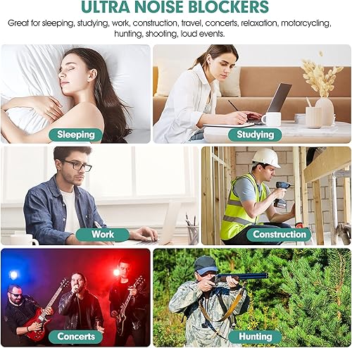 60 Paar Ohrstöpsel zur Geräuschunterdrückung, ultraweiche Schaumstoff-Ohrstöpsel zum Schlafen, Schnarchen, Geräuschunterdrückung, wiederverwendbare Ohrstöpsel - Cheap-Us