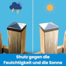 pfostenkappen 9x9, pfostenkappe, holzpfosten 9x9