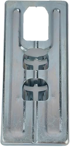 Stichsägen-Grundplatte für Hitach für 55 Stichsäge, Boden-Elektrowerkzeug, Schnellwechsel, stabil, Aluminium-Material, silberfarben - Cheap-Us