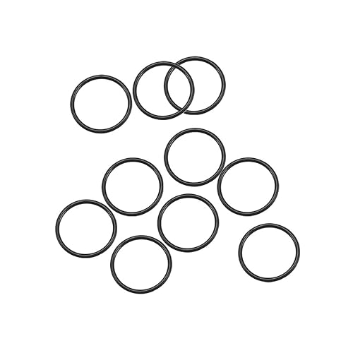sourcing map 10Stk. Fluorkautschuk O-Ringe Dichtung schwarz 9mmx11mmx1mm - Cheap-Us