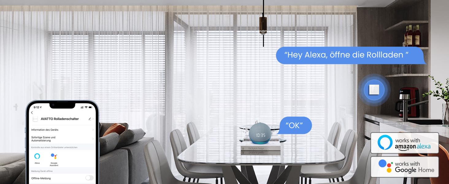 smart rolladenschalter system 55