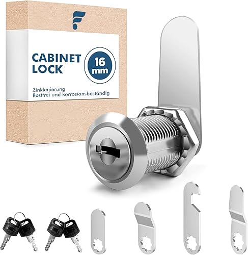 shinfly Briefkastenschloss, Briefkasten Schloß 16mm mit 5 Verschiedene, 4 Schlüssel, Schloss Briefkasten, Postkasten Schloss, Drawer, Schranktüren Lock - Cheap-Us