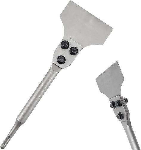 Sds Max Meissel,300mm x 100mm Fliesenmeißel Sds Plus, Sds Meißel Breit für Abziehen von Fußbodenkleber, PVC-Fliesen, Linoleum, Farbe, Teppich, Fliesenkleber - Cheap-Us