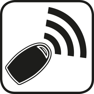 Optional secuENTRY Funkschlüssel