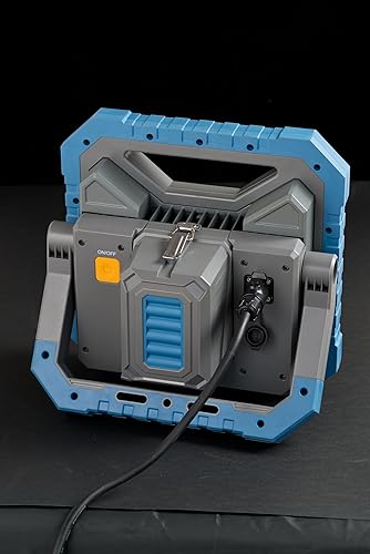 Brennenstuhl Professional LED Hybrid Baustrahler BS 8050 MH (Kompatibel zum Bosch Professional 18V Akku System, Akku- und Netzbetrieb, 80W, 5m, 7900lm, dimmbar, ohne Akku, Engineered in Germany) - Cheap-Us