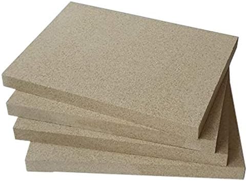 Vermiculite Platten 400x300mm 40mm stark 2 Platten Feuerraum Auskleidung Schamotteersatz Ofen - Cheap-Us