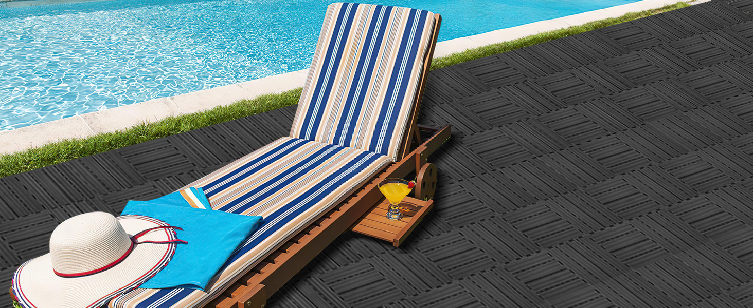 WPC Terrassenfliesen