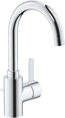 GROHE Eurosmart Cosmopolitan | Badarmatur - Einhand-Waschtischbatterie, mit Ablaufgarnitur | chrom | 32830001 - Cheap-Us