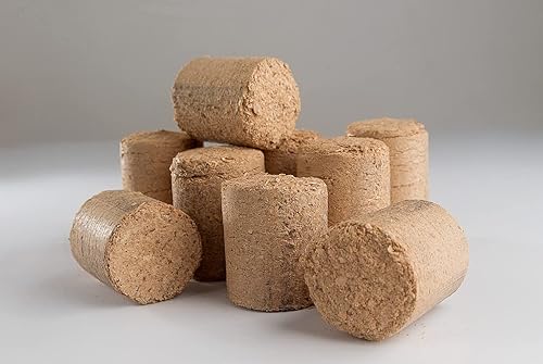 Holznagelmanufaktur Holzbriketts - 20kg im Karton, Durchmesser: ca. 55 mm, Länge: zw. 40 - 70 mm - Cheap-Us