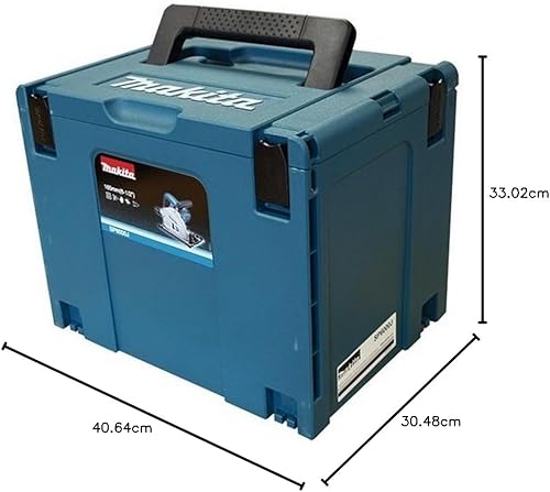 Makita 821550-0 MAKPAC Größe 2 Systemkoffer, Werkzeugkoffer, Transportkoffer, verknüpfbar an Koffersystem, mit Tragegriff, 395 x 295 x 163 mm (LxBxH) - Cheap-Us