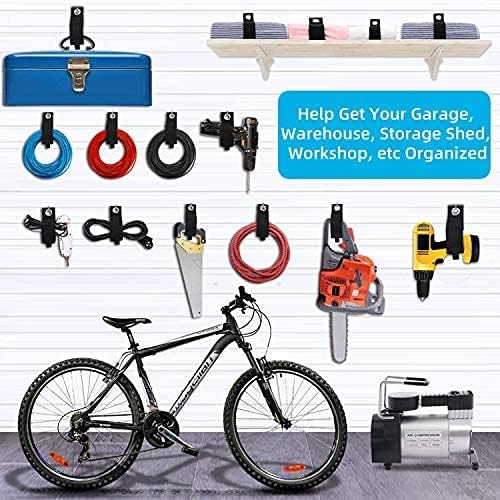 GTIWUNG 12PCS Wiederverwendbare Kabelriemen mit öse, Kabel Organizer Kabelriemen, Hochleistungs-Aufbewahrungsgurte, Verstellbare Kabelhalter Kabelbinder für Verlängerungskabel, Schläuche, Seile - Cheap-Us