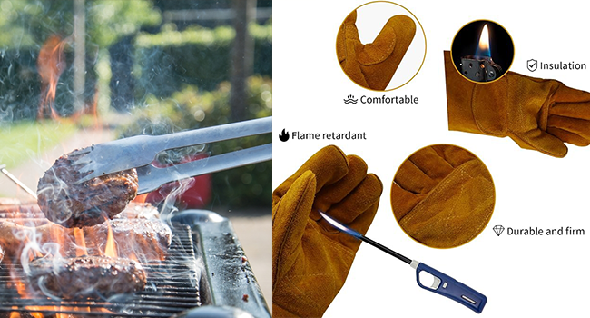 Ofenhandschuhe hitzebeständig für Schmiedewerkzeuge