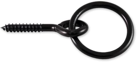 Chapuis 44557ZN Augbolzen mit Ring und Gewinde - Verzinkter Stahl - M7 - Innendurchmesser 50 mm - Länge 50 mm - Schwarz - Cheap-Us
