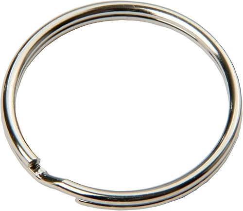 HKB ® Schlüsselring Ø 35 mm, 10 Stück, Stahl, glänzend - Cheap-Us