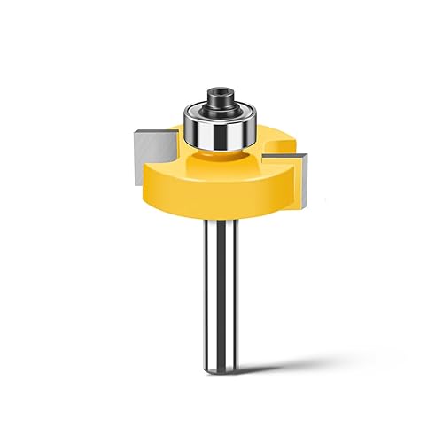 WOBLLMX 8mm Schaft Scheibennutfräser,L4mm 4-Zähne Hartmetall Klinge Fräser langlebig und scharf für Holzbearbeitungswerkzeug Bit - Cheap-Us