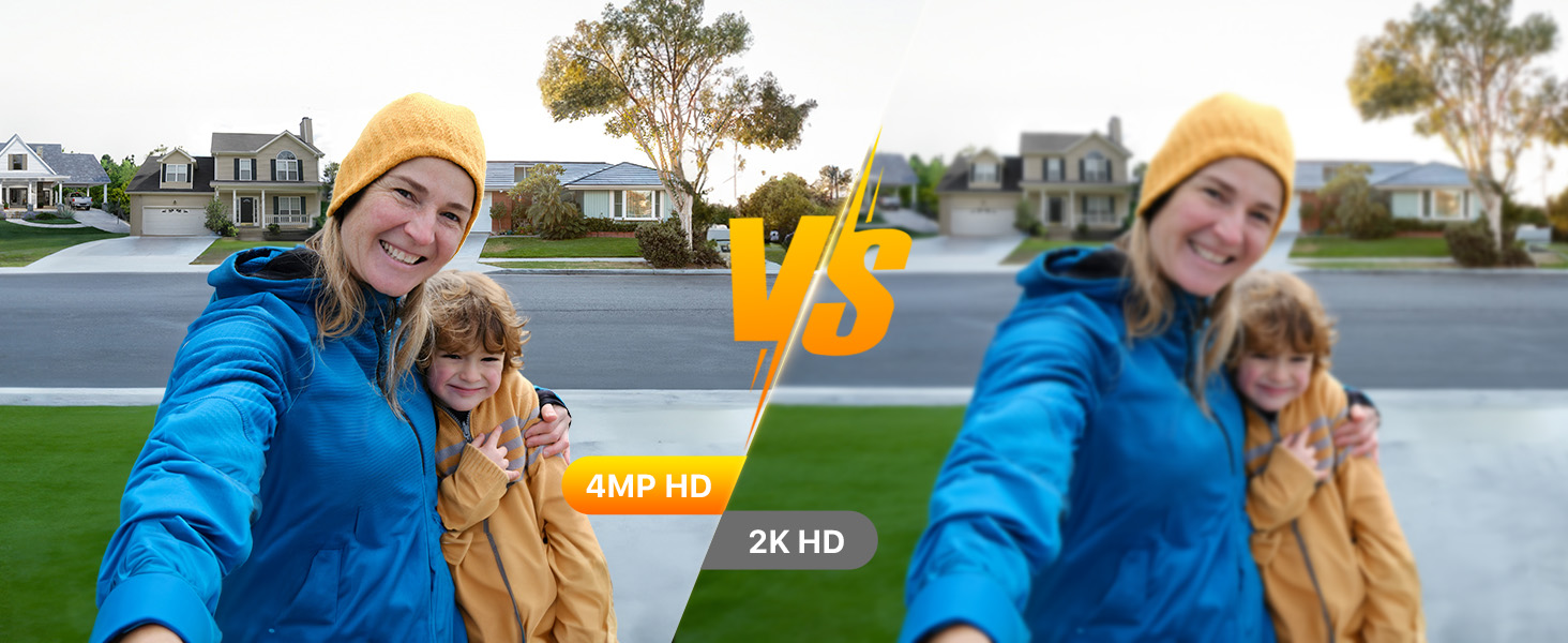 4MP Türklingel mit Kamera