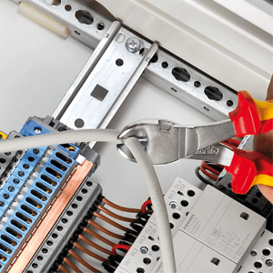 Knipex 74 06 200 – Kraft-Seitenschneider (VDE) für 20 % Kraftersparnis, 200 mm